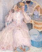 Lady Trying On a Hat Frieseke, Frederick Carl